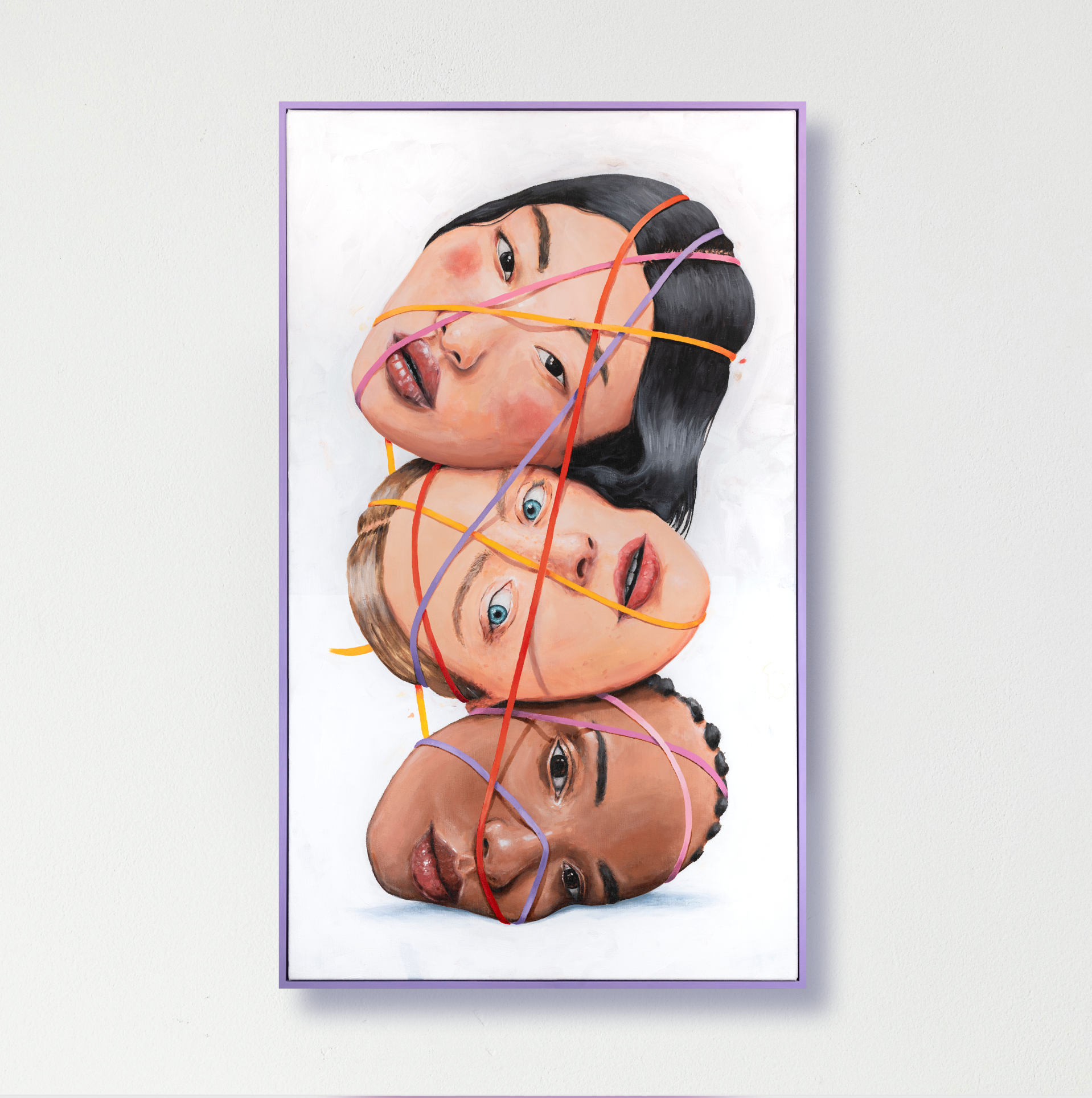 Sarah, Linda & Zoe (73 x 123 cm)