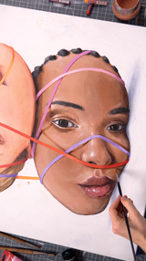 Sarah, Linda & Zoe (73 x 123 cm)