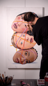 Sarah, Linda & Zoe (73 x 123 cm)